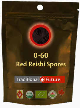 0-60 red reishi spores medicinal mushroom extract